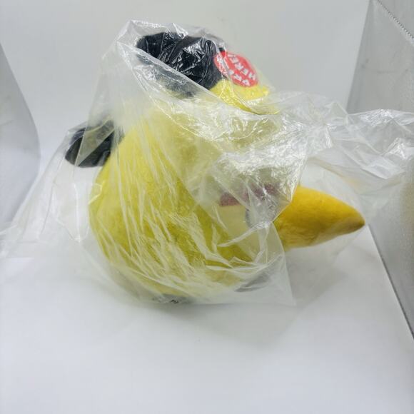 Rare 2012 Rovio Angry Birds 8" Chuck Yellow Bird Plush Stuffed Animal Sealed New - Picture 6 of 12